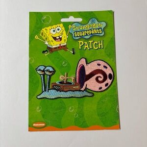 Nickelodeon SpongeBob SquarePants Gary the Snail Patch with Blue and Pink